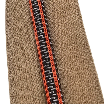 Reißverschluss Beige Titan Orange